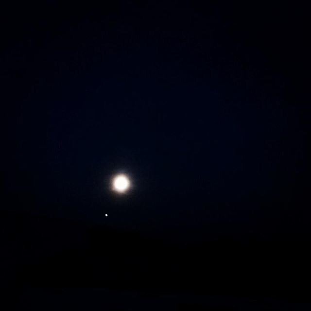 night, moon, dark, copy space, astronomy, beauty in nature, tranquility, scenics, tranquil scene, low angle view, nature, clear sky, full moon, idyllic, sky, silhouette, illuminated, moonlight, no people, majestic