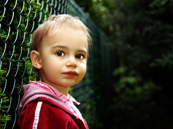 Portrait of cute baby girl