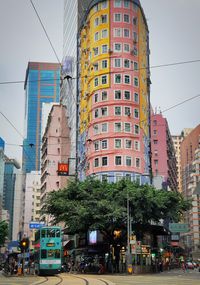 View of residential buildings against sky