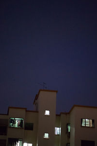 Low angle view of house against sky