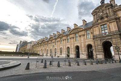 Low angle view of building against sky