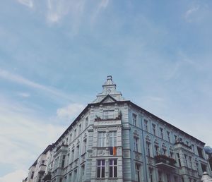 Low angle view of building against sky