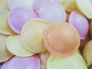 Close-up of multi colored candies