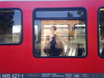 People in train