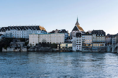 Buildings at waterfront