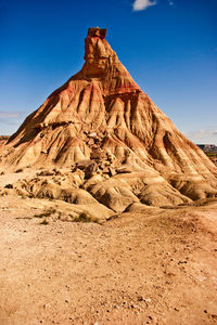 Rock formations in desert