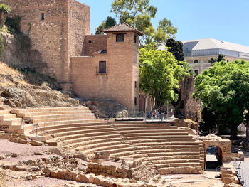 View of old ruins