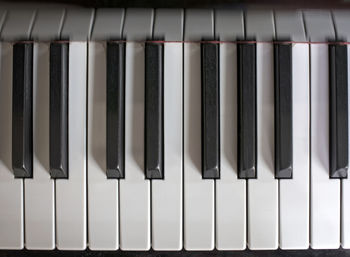 Close-up of piano