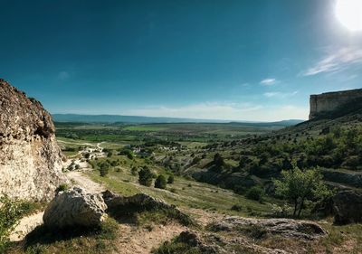 Scenic view of landscape against sky