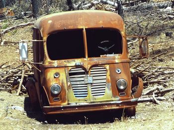 Old rusty train