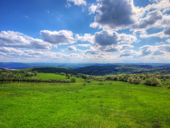 Scenic view of landscape against sky