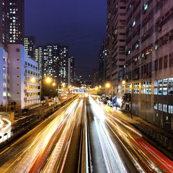 City street at night