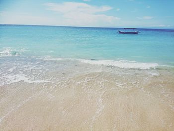 Scenic view of beach