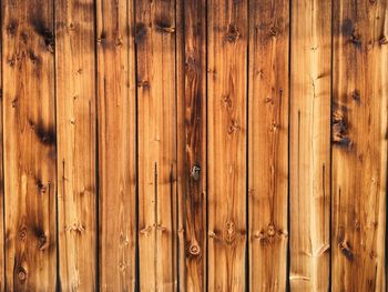 Full frame shot of wooden wall