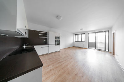 Empty interior of modern home