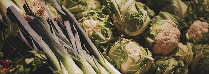 Close-up of vegetables for sale at market stall