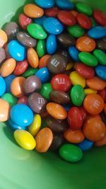 Close-up of multi colored candies