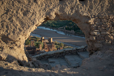 View of old ruin building