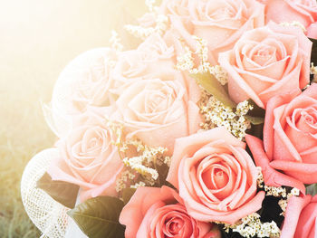 Close-up of rose bouquet