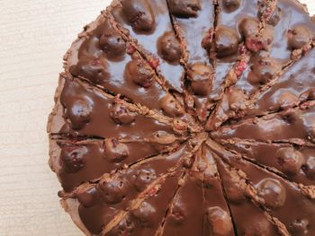 Close-up of christmas decorations on table