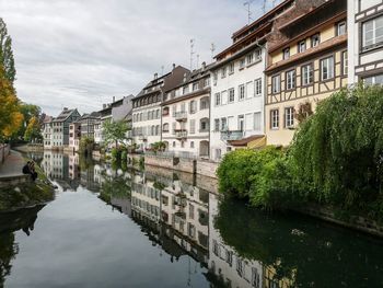 Canal  houses in strasbourg, france
