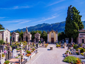 Panoramic shot of buildings against sky