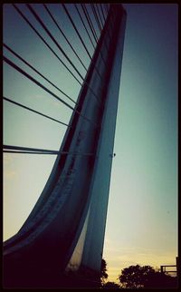 Low angle view of built structure against sky