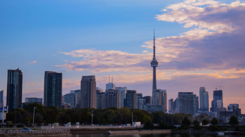 View of cityscape against sky