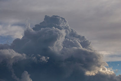 Low angle view of clouds in sky