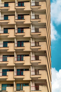 Low angle view of building against sky