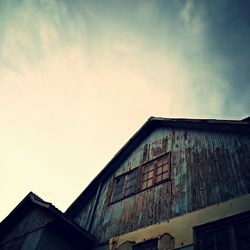 Low angle view of building against sky