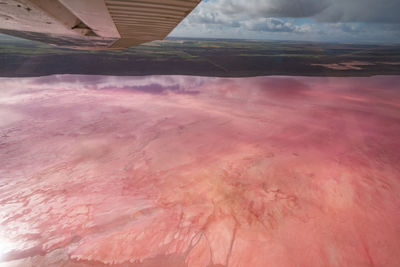 Aerial view of landscape against sky