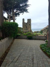 Walkway leading to building