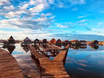 Panoramic view of sea against sky