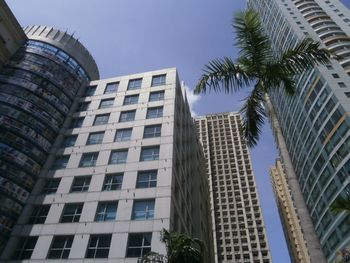 Low angle view of modern building