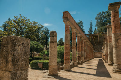 View of temple against sky