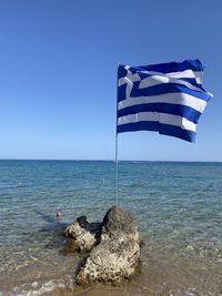 Greek flag - rhodes - 2021