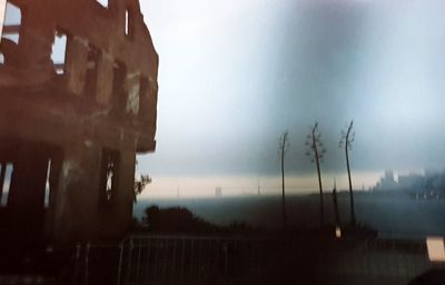 Panoramic view of buildings against sky