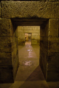Built structure in water