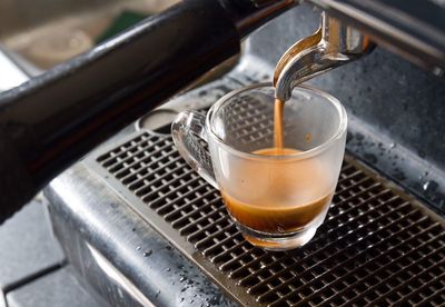 Close-up of drink in glass