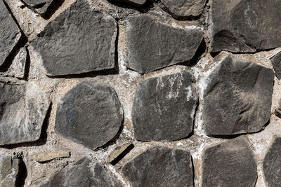 Full frame shot of stone wall