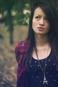 Portrait of young woman