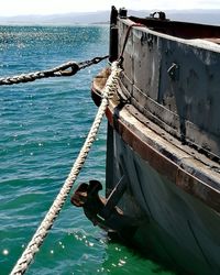 Nautical vessel on sea