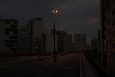 City street at night