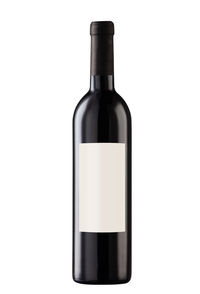 Close-up of beer bottle against white background