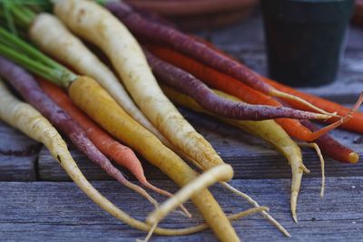 Close-up of vegetables on table