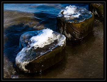 Scenic view of sea shore