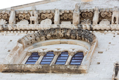 Low angle view of old building