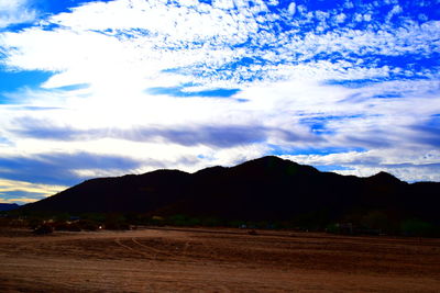 Scenic view of landscape against sky