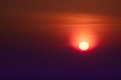 Scenic view of sunset